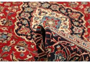 Tappeto Ardakan Medaglione Floreale Rosso Blu Scuro 195x300 Cm