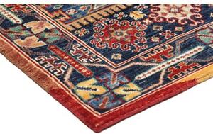 Tappeto Floralia Patchwork Blu Scuro Multicolore 100x152 Cm