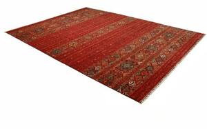 Tappeto Istintia Geometrico Rosso Blu 274x367 Cm