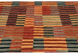 Tappeto Mosaic Geometrico Rosso Mattone Ocra 171x247 Cm