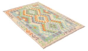 Tappeto Kilim Geometrico Multicolore 108x155 Cm