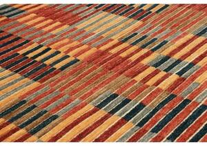 Tappeto Mosaic Geometrico Rosso Mattone Ocra 171x247 Cm