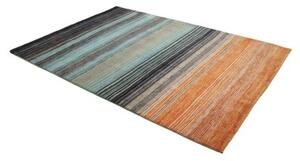 Tappeto Cromopura Geometrico Arancione Blu 170x247 Cm