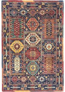 Tappeto Floralia Patchwork Blu Scuro Multicolore 100x152 Cm