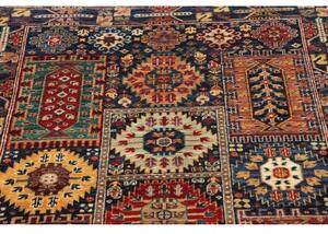 Tappeto Floralia Patchwork Blu Scuro Multicolore 100x152 Cm