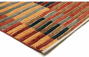 Tappeto Mosaic Geometrico Rosso Mattone Ocra 171x247 Cm