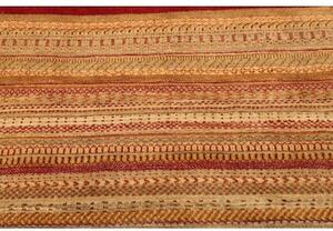 Tappeto Cromopura Geometrico Rosso Beige 93x153 Cm