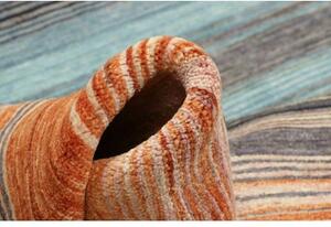 Tappeto Cromopura Geometrico Arancione Blu 170x247 Cm