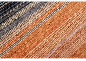 Tappeto Cromopura Geometrico Arancione Blu 170x247 Cm