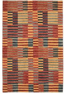 Tappeto Mosaic Geometrico Rosso Mattone Ocra 171x247 Cm