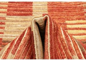 Tappeto Mosaic Geometrico Rosso Mattone Beige 81x200 Cm