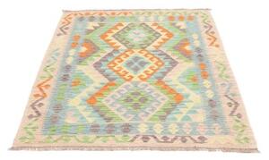 Tappeto Kilim Geometrico Multicolore 108x155 Cm