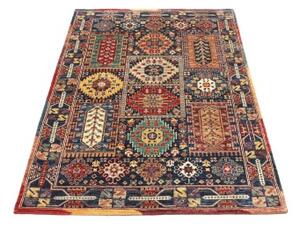 Tappeto Floralia Patchwork Blu Scuro Multicolore 100x152 Cm