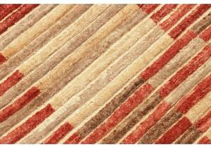 Tappeto Mosaic Geometrico Rosso Mattone Beige 81x200 Cm