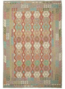 Tappeto Kilim Geometrico Multicolore 203x295 Cm