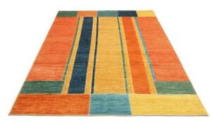 Tappeto Mosaic Geometrico Arancione Giallo 171x236 Cm