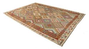 Tappeto Kilim Geometrico Multicolore 204x290 Cm