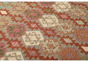 Tappeto Kilim Geometrico Multicolore 203x295 Cm