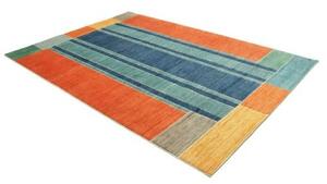 Tappeto Mosaic Geometrico Arancione Blu 196x286 Cm