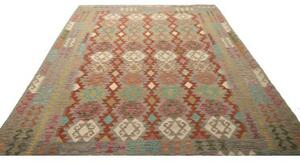 Tappeto Kilim Geometrico Multicolore 203x295 Cm