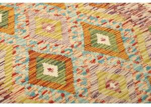 Tappeto Kilim Geometrico Multicolore 106x168 Cm