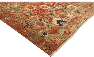 Tappeto Zigler Fine Stilizzato Rosso Ruggine Verde Salvia 274x355 Cm