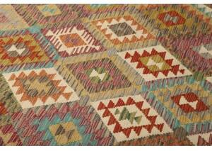 Tappeto Kilim Geometrico Multicolore 204x290 Cm