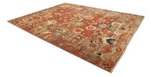 Tappeto Zigler Fine Stilizzato Rosso Ruggine Verde Salvia 274x355 Cm