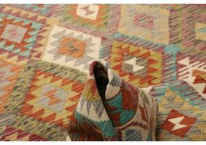 Tappeto Kilim Geometrico Multicolore 204x290 Cm