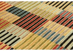 Tappeto Mosaic Geometrico Beige Rosso Mattone 125x179 Cm