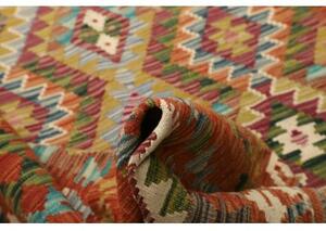 Tappeto Kilim Geometrico Ruggine Multicolore 153x208 Cm