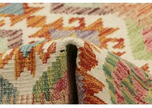 Tappeto Kilim Geometrico Avorio Multicolore 120x179 Cm