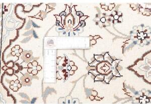 Tappeto Nain 9la Medaglione Floreale Avorio Blu 80x120 Cm