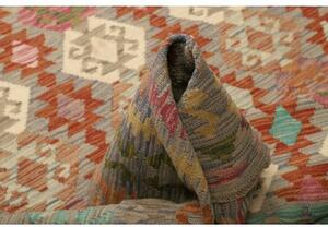 Tappeto Kilim Geometrico Multicolore 203x295 Cm