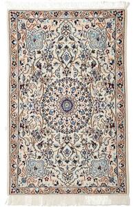 Tappeto Nain 9la Medaglione Floreale Avorio Blu Cielo 61x94 Cm
