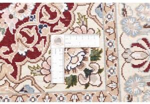 Tappeto Nain 9la Medaglione Floreale Rosso Avorio 105x150 Cm