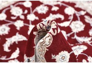 Tappeto Nain 9la Medaglione Floreale Rosso Avorio 105x150 Cm