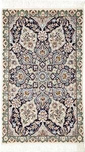 Tappeto Nain 9la Medaglione Floreale Blu Scuro Avorio 60x97 Cm