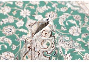 Tappeto Nain 9la Medaglione Floreale Verde Avorio 103x150 Cm