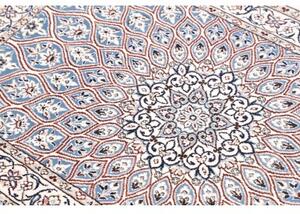Tappeto Nain 9la Stilizzato Azzurro Bianco 80x121 Cm