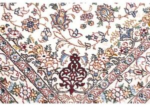 Tappeto Nain 9la Medaglione Floreale Avorio Blu 100x148 Cm