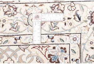 Tappeto Nain 9la Medaglione Floreale Rosso Avorio 102x155 Cm
