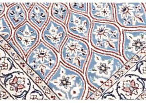 Tappeto Nain 9la Stilizzato Azzurro Bianco 80x121 Cm