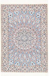 Tappeto Nain 9la Stilizzato Azzurro Bianco 80x121 Cm