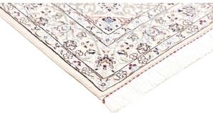 Tappeto Nain 9la Medaglione Floreale Rosso Avorio 98x155 Cm