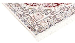 Tappeto Nain 9la Medaglione Floreale Rosso Avorio 102x155 Cm