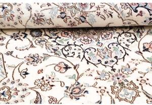 Tappeto Nain 9la Medaglione Floreale Avorio Rosa Antico 103x154 Cm