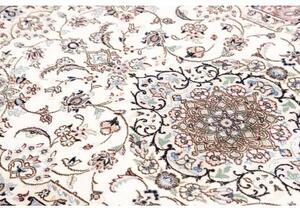 Tappeto Nain 9la Medaglione Floreale Avorio Rosa Antico 103x154 Cm