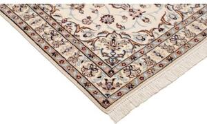 Tappeto Nain 9la Medaglione Floreale Avorio Marrone Corsia 95x354 Cm