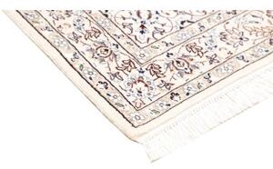 Tappeto Nain 9la Medaglione Floreale Verde Avorio 105x154 Cm